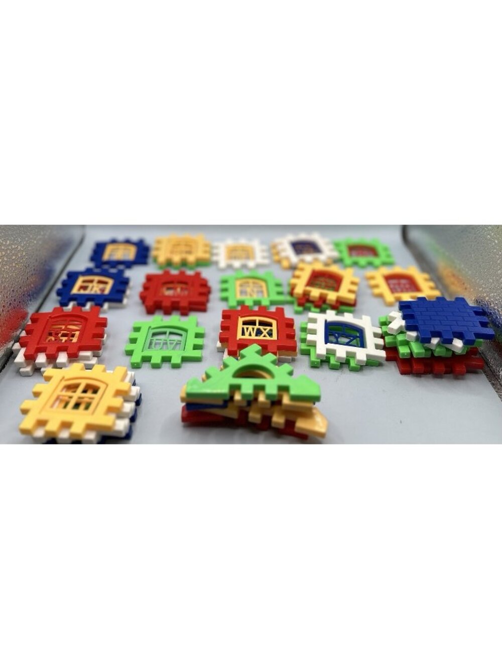 House Spelling Puzzle Plastic Colorful Educational Building Blocks Toys 42 Pcs